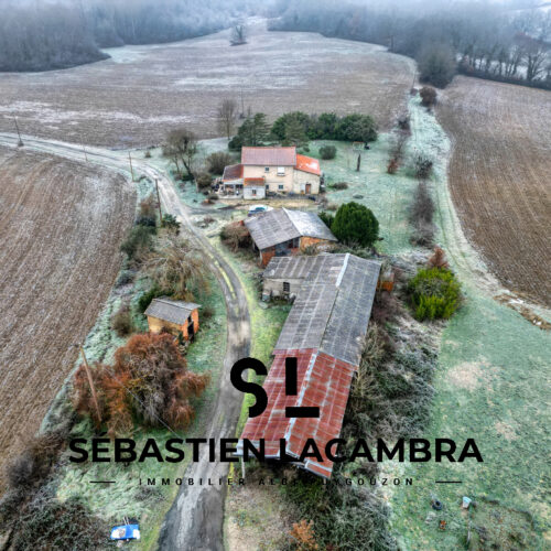 Propriété Agricole au Calme avec Maison de 150 m², Hangar de 300 m² et 40 Hectares de Terres Agricoles à Giroussens