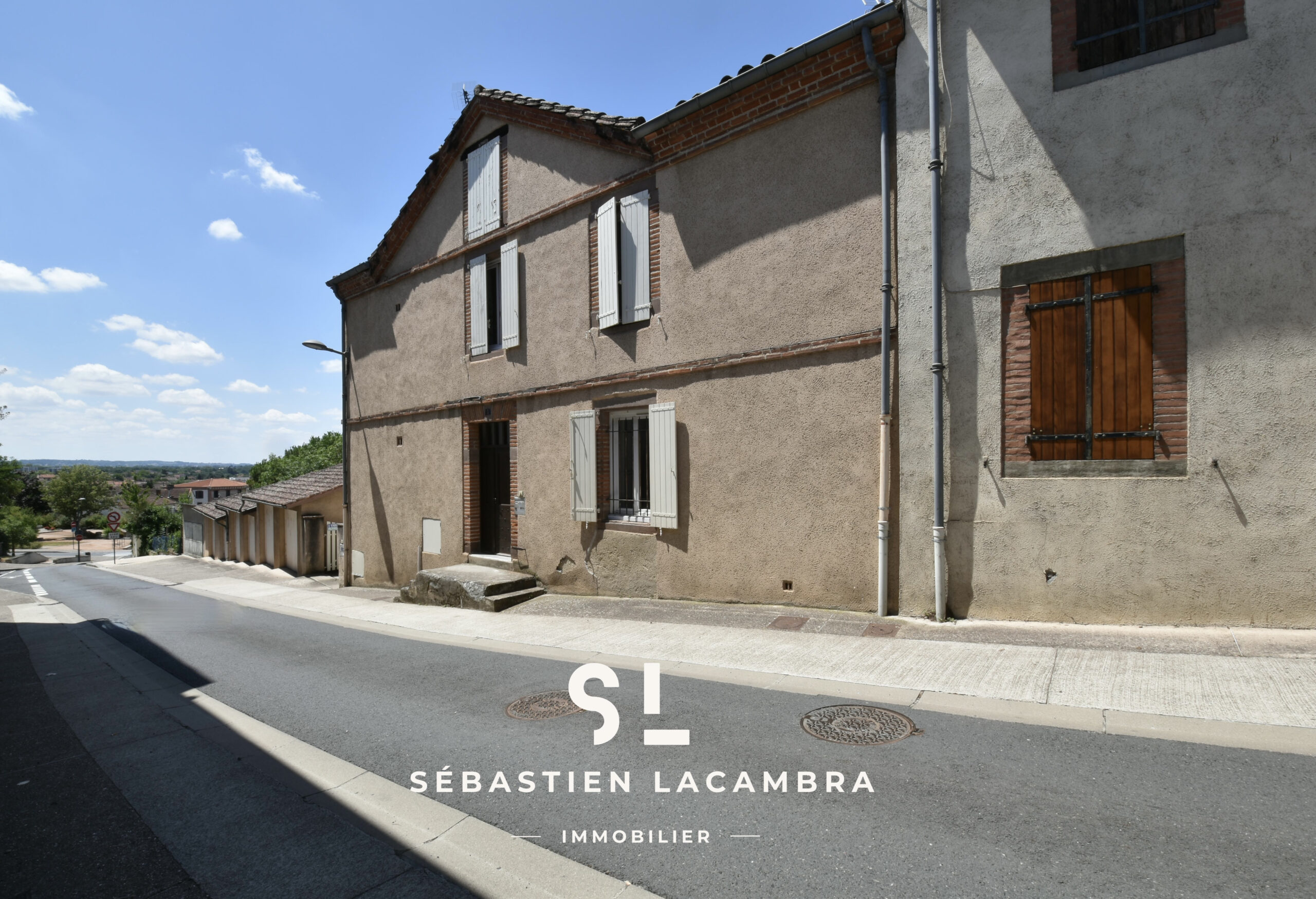 Maison bourgeoise 7 pièces avec vue cathédrale + Saint-Juéry centre, jardin piscinable