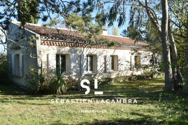 Maison d’architecte – 4 pièces – Plain-pied – Puygouzon hauteurs – Secteur résidentiel recherché