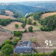 Propriété de caractère avec vue dominante sur la vallée du Tarn Sébastien Lacambra Immobilier BD22