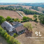 Propriété de caractère avec vue dominante sur la vallée du Tarn Sébastien Lacambra Immobilier BD37