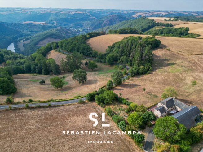 Propriété de caractère avec vue dominante sur la vallée du Tarn Sébastien Lacambra Immobilier57