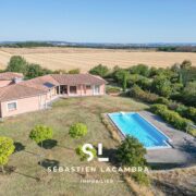 Villa avec piscine LUGAN Sébastien Lacambra Immobilier BD1