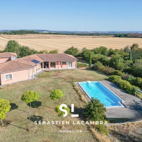 3 000 m² de terrain, piscine et 167 m² habitables : cette maison familiale à Lugan coche beaucoup de cases